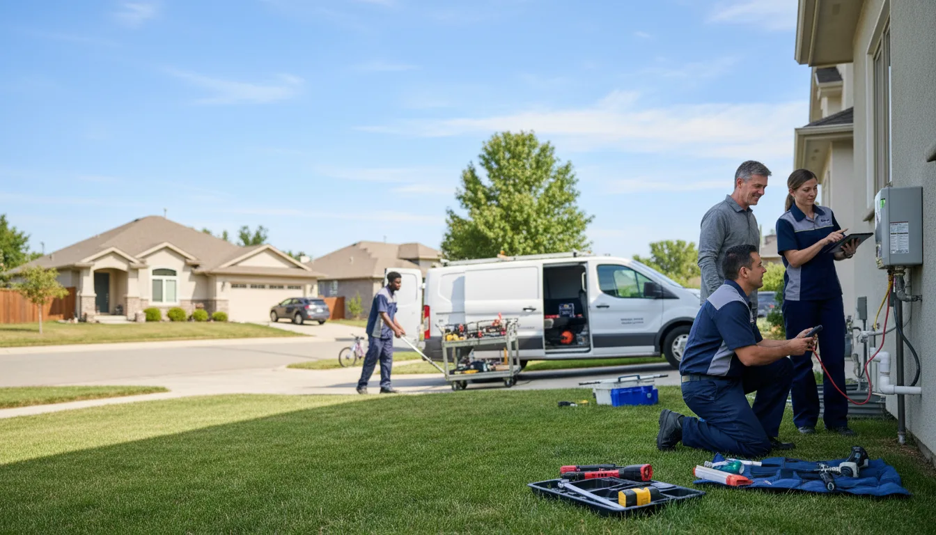 Tankless water heater service in Green Isle, MN